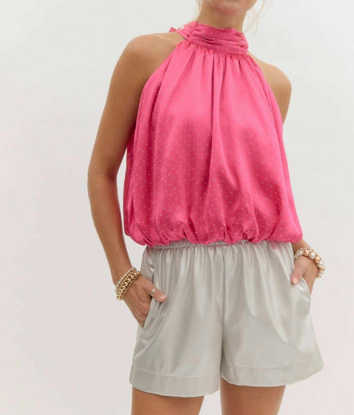 Sparkle & Shine Halter Top