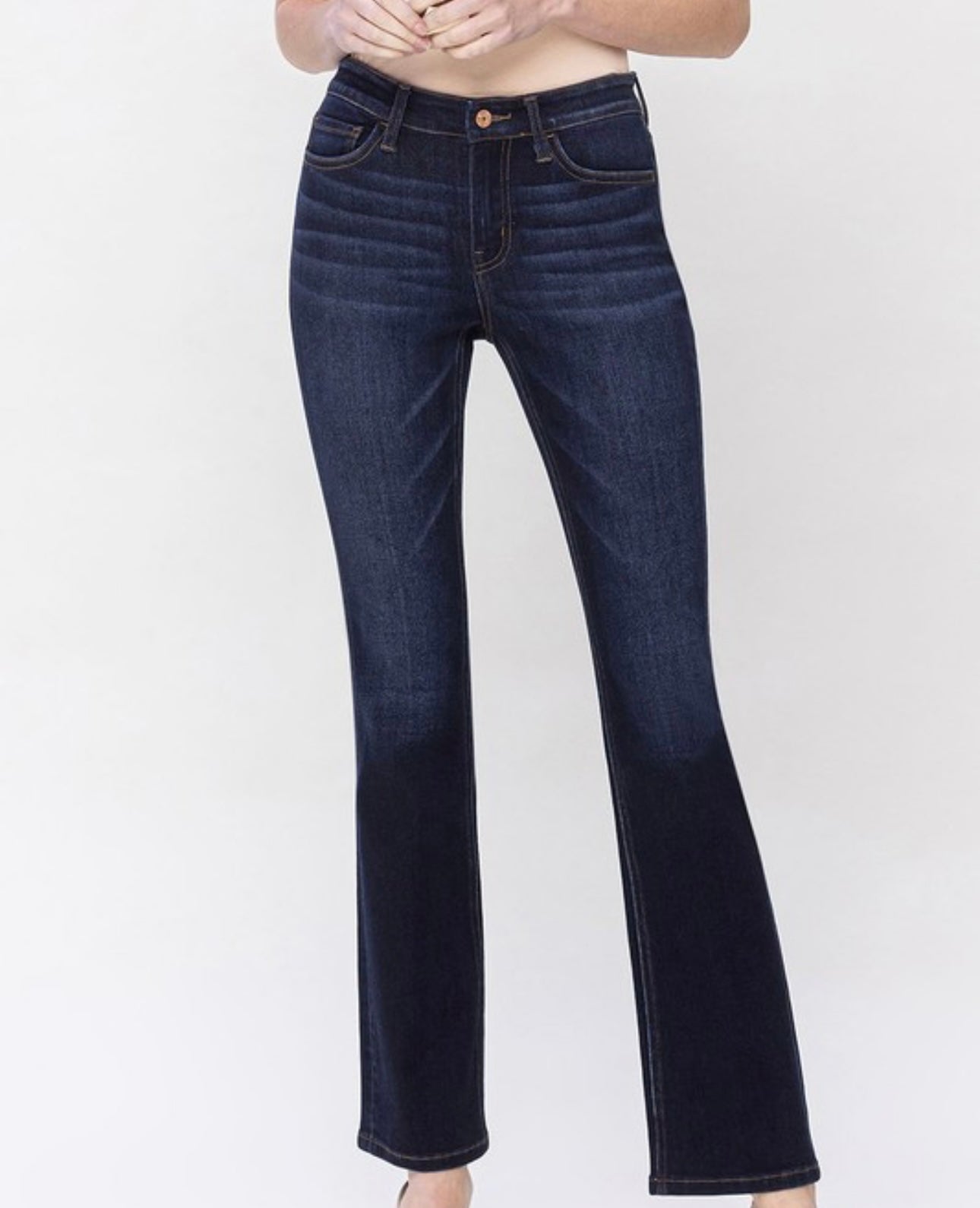 Vervet Mid-Rise Bootcut Jeans