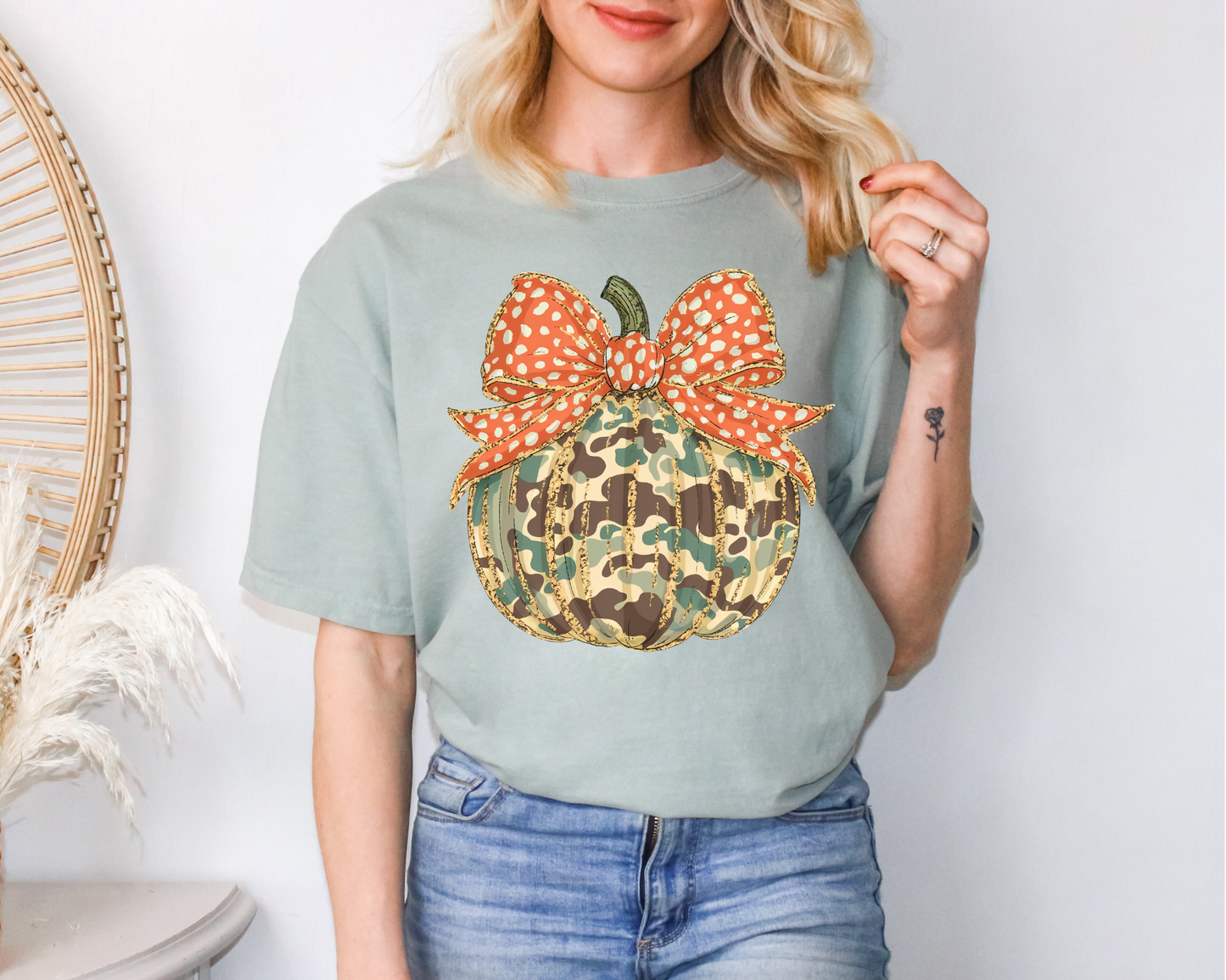 Rustic Glam Pumpkin Tee