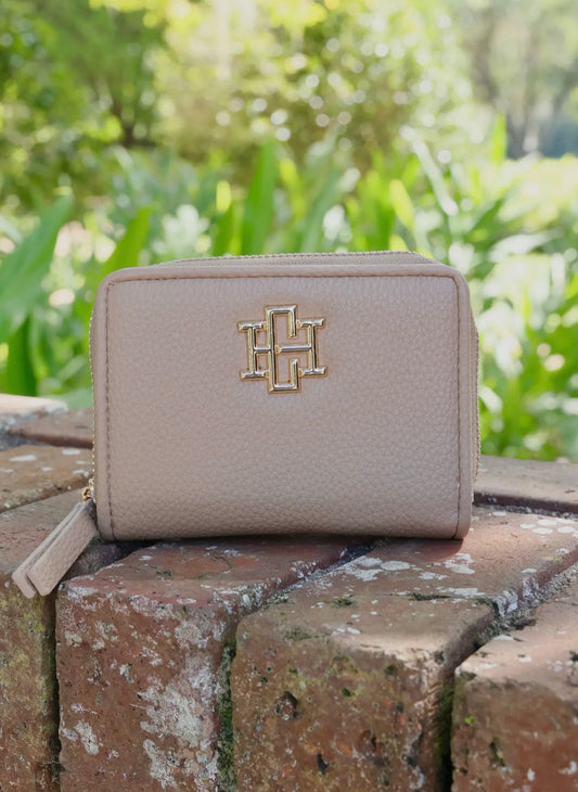 Nadine Zipper Wallet Tan