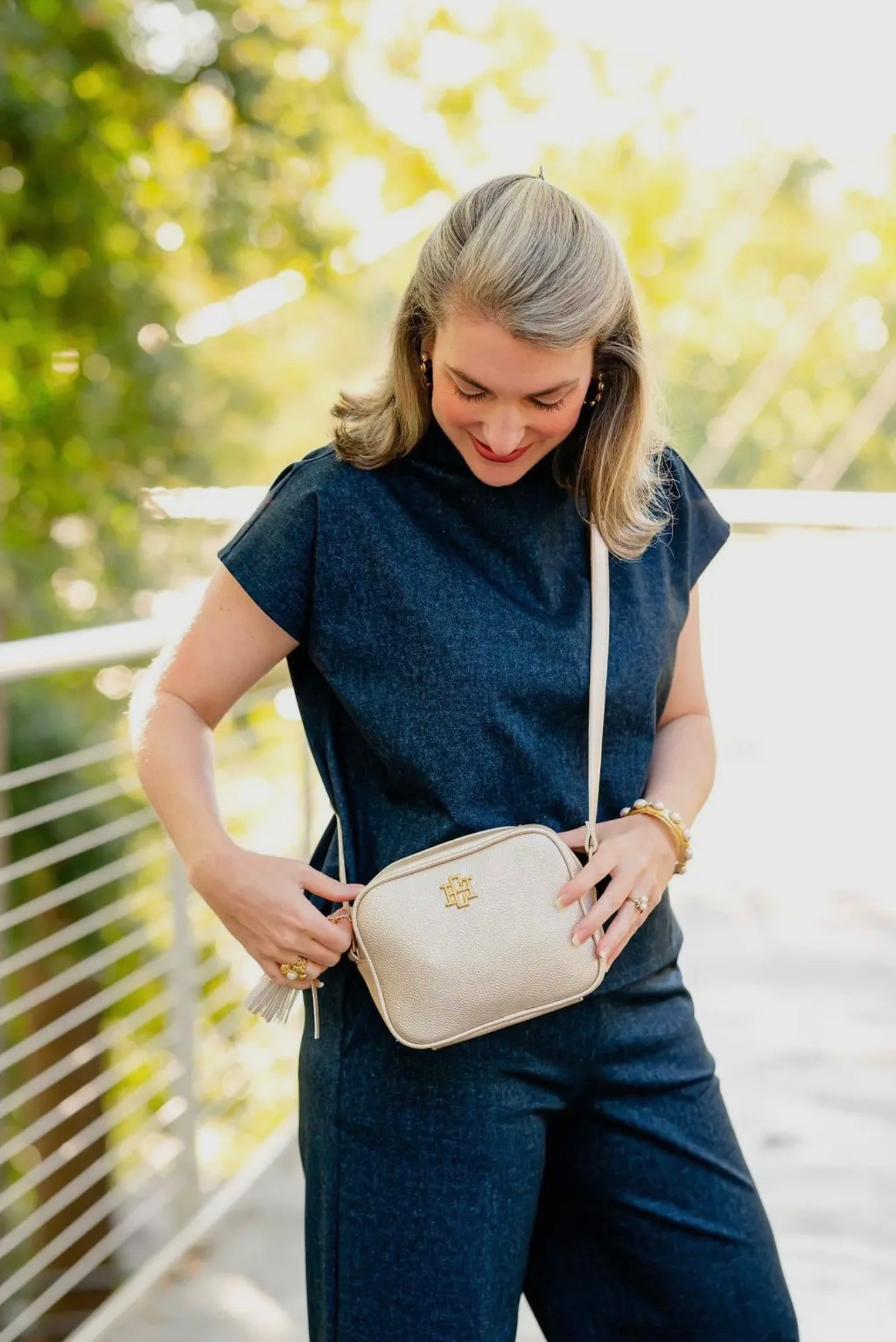 Rylie Crossbody with Tassel Pearl