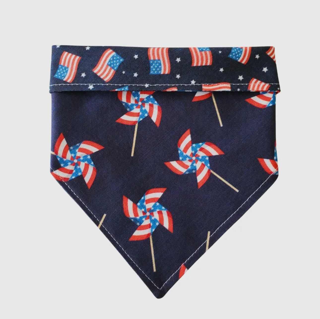 USA Pinwheels - Reversible Dog Bandana