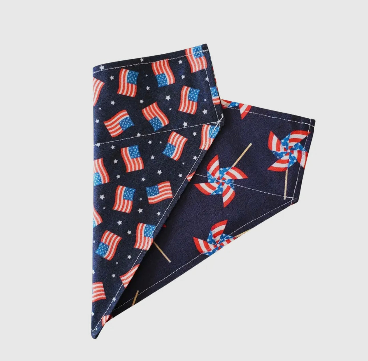 USA Pinwheels - Reversible Dog Bandana