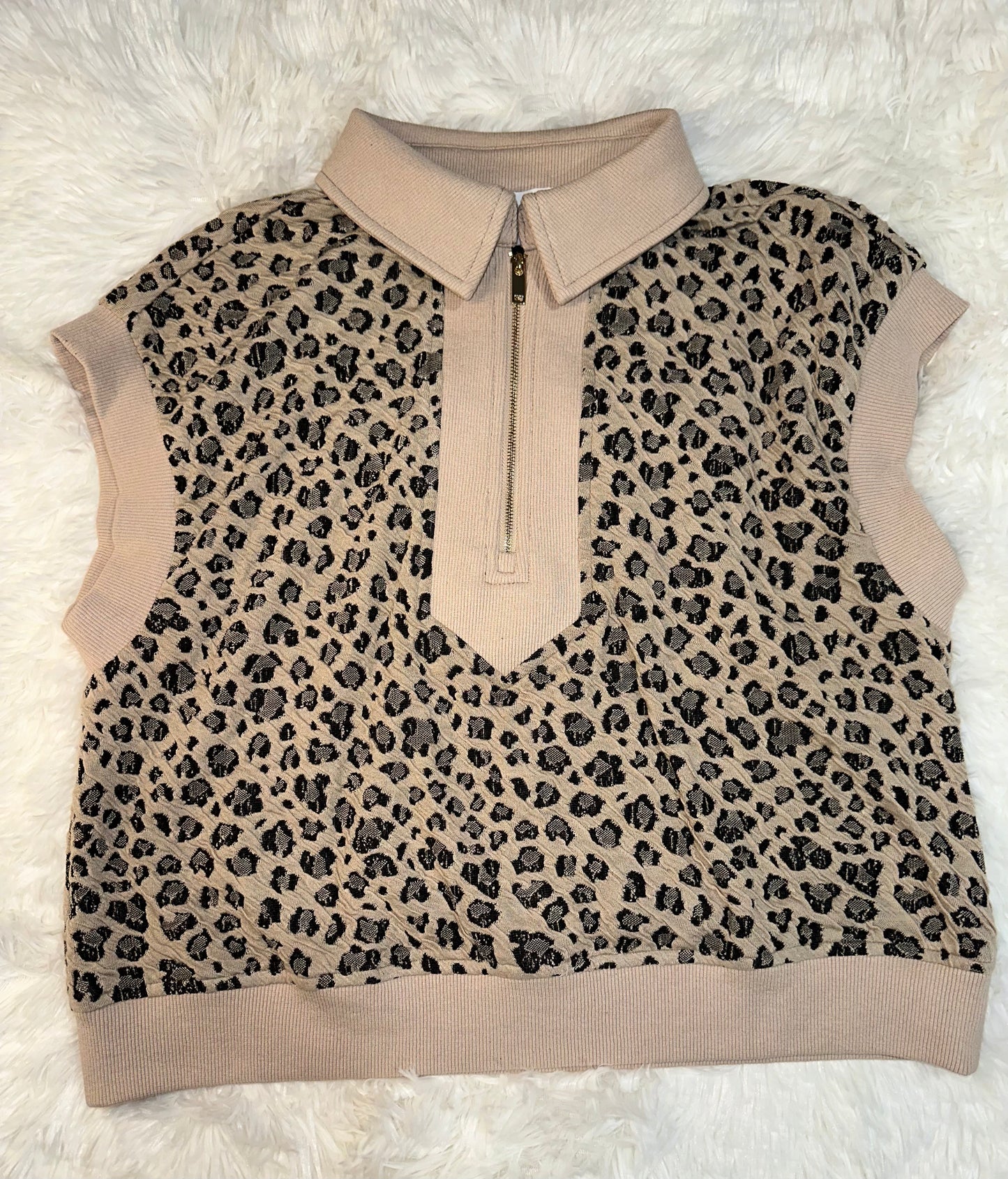 Luze Leopard Top