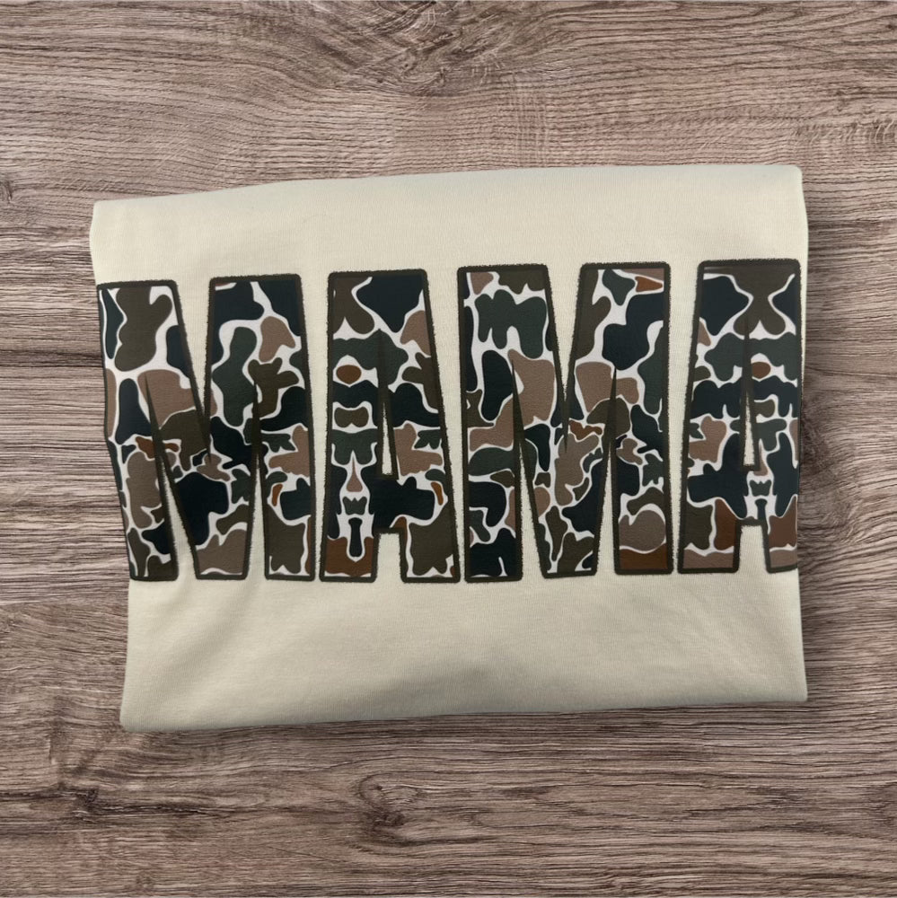 Old School Camo Mama Tee