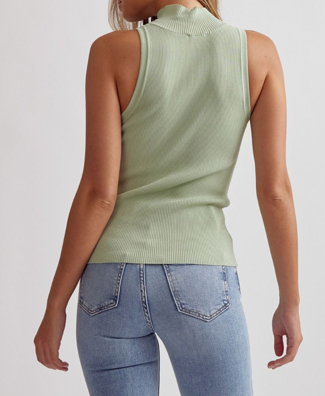 Sleek Mock Neck Top