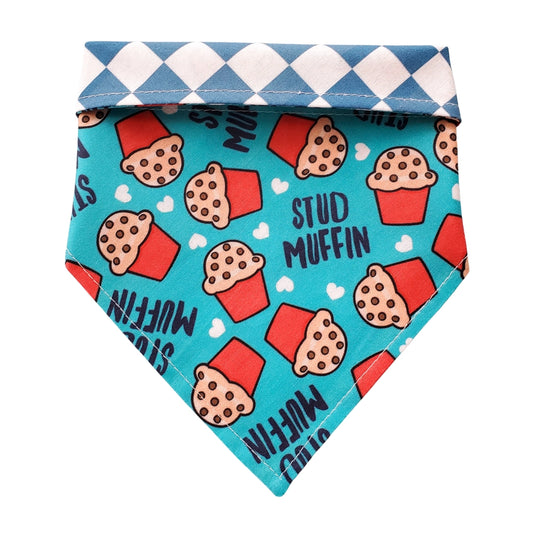 Stud Muffin - Reversible Dog Bandana